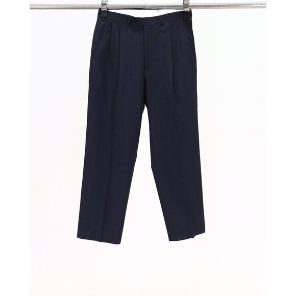 Missoni 40R 32x28 Navy Check 3-Button Suit R352 - Picture 14 of 15